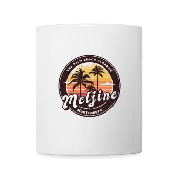 Meljine Montenegro Strand Design - Tasse - Weiß - Vorne