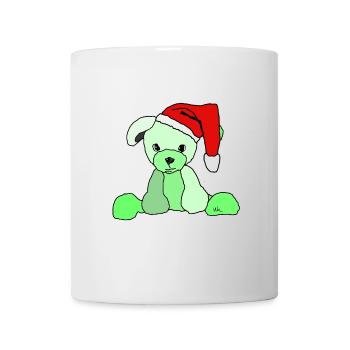 Weihnachtshund Christmas Dog - Mug - white - Front