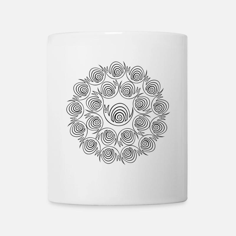 Cercles à vis - Mug blanc - blanc