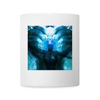 Reflective Deep Blue Creature - Mug - white - Front