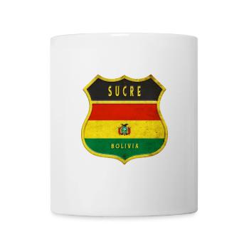 Sucre Bolivia coat of arms design - Mug - white - Front