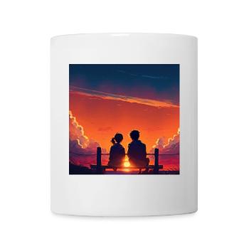 Liebespaar - Tasse - Weiß - Vorne