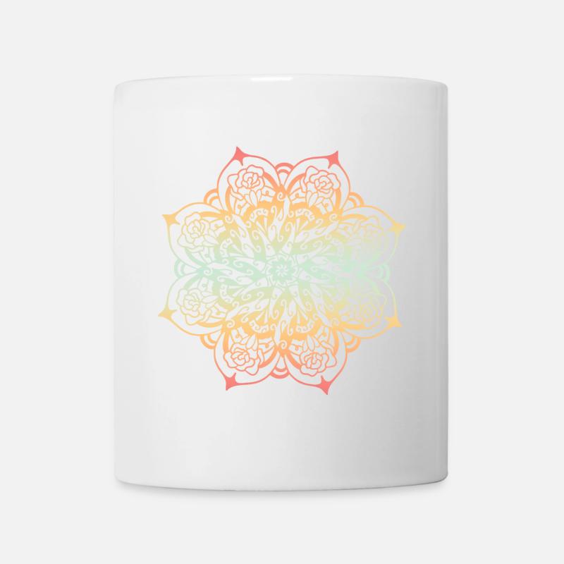Mandala - Tasse - Weiß