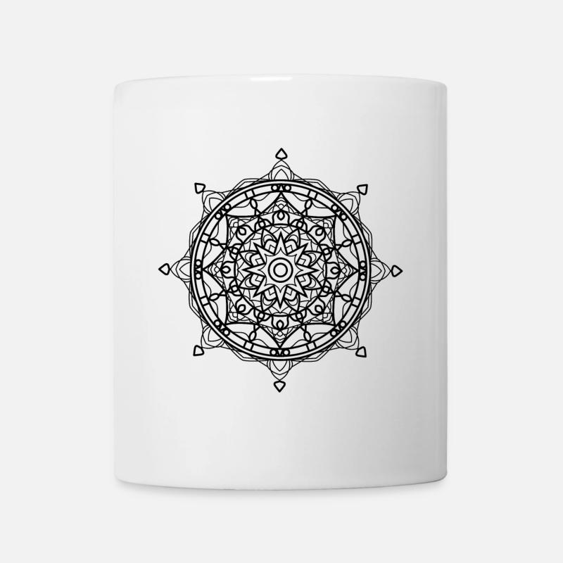 Mandala - Tasse - Weiß