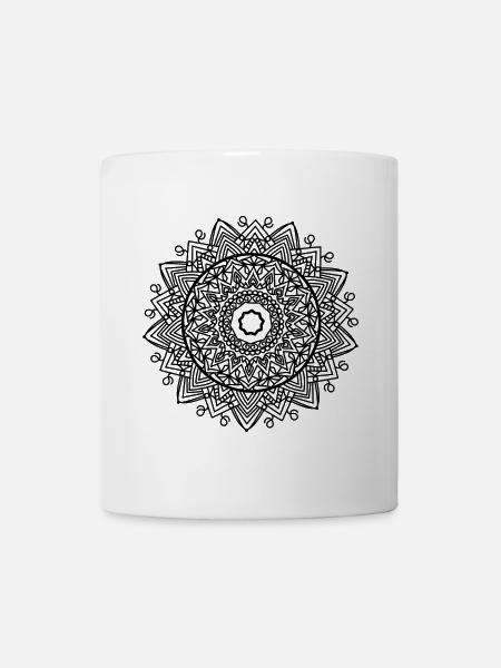 Mandala - Tasse - Weiß