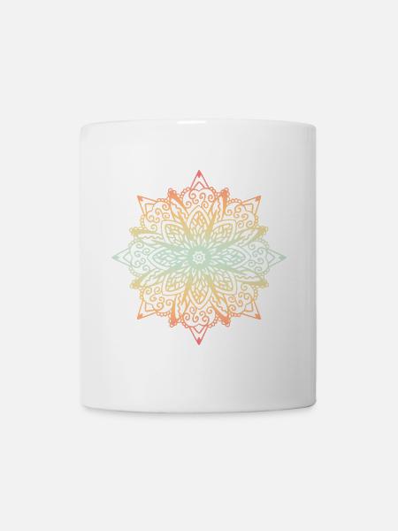 Mandala - Tasse - Weiß