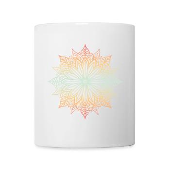 Mandala - Tasse - Weiß - Vorne