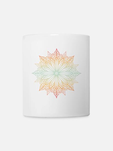 Mandala - Tasse - Weiß