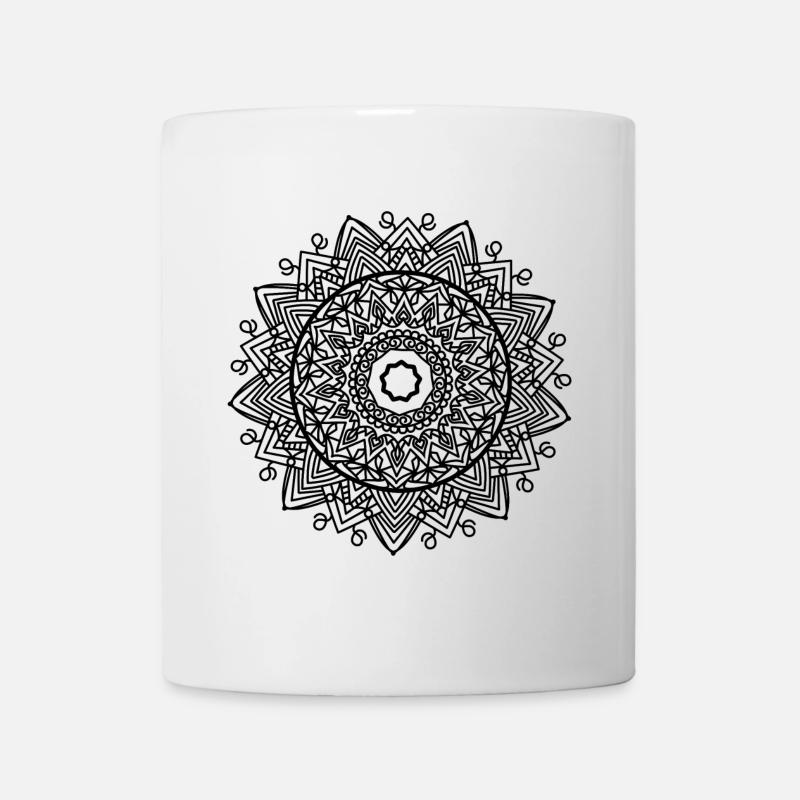Mandala - Tasse - Weiß
