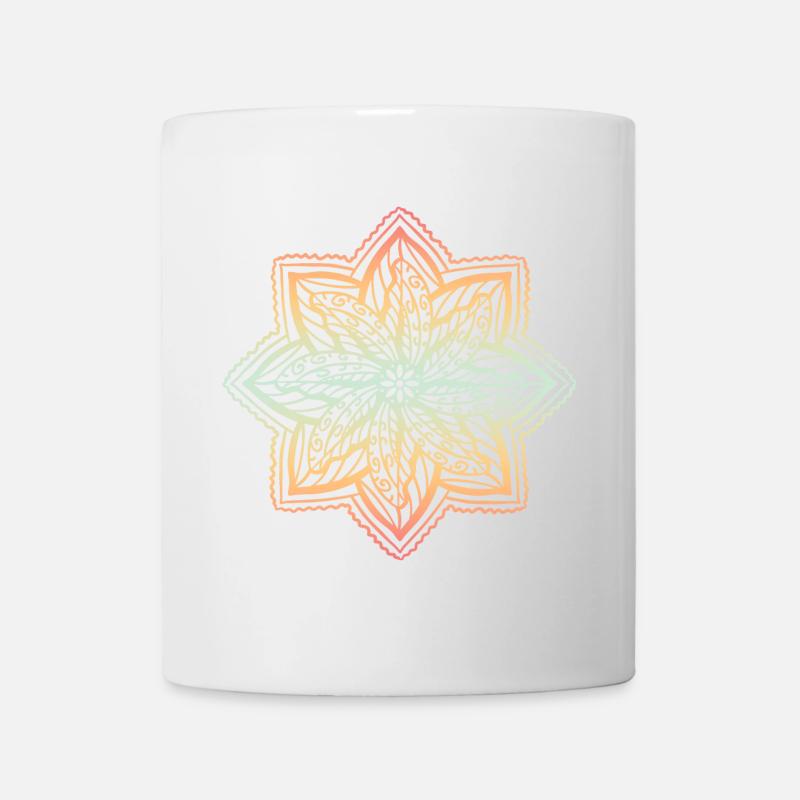 Mandala - Mug blanc - blanc
