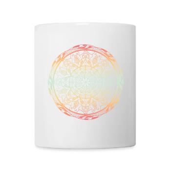 Mandala - Tasse - Weiß - Vorne