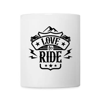 Love To Ride - Mug - white - Front