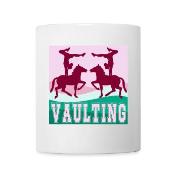 PFERD - Voltigiersport Pferdesport - Tasse - Weiß - Vorne