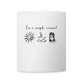 Berner Sennenhund - Tasse - Weiß - Vorne