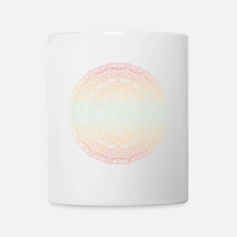 Mandala - Tasse - Weiß