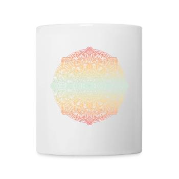 Mandala - Tasse - Weiß - Vorne