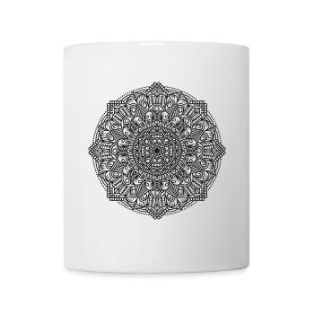 Mandala - Tasse - Weiß - Vorne
