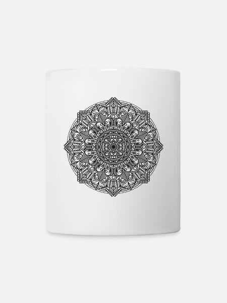 Mandala - Tasse - Weiß