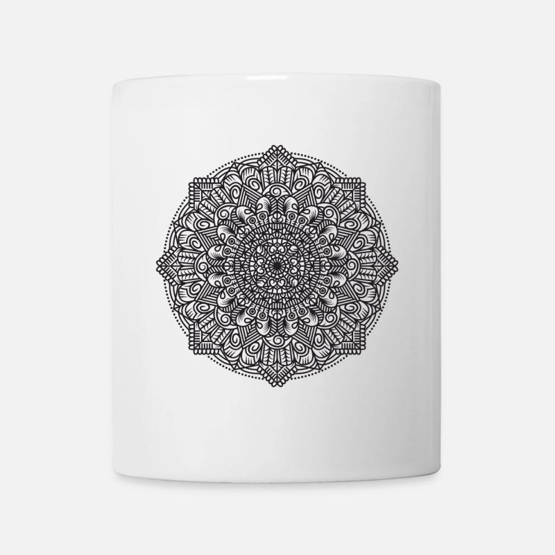 Mandala - Tasse - Weiß