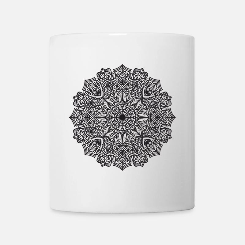 Mandala - Tasse - Weiß