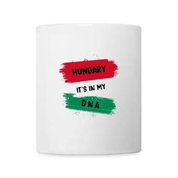 Hungary is flag design in my DNA - Mug - white - Front