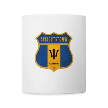 Drapeaux de Speightstown Barbade - Mug blanc - blanc - Devant