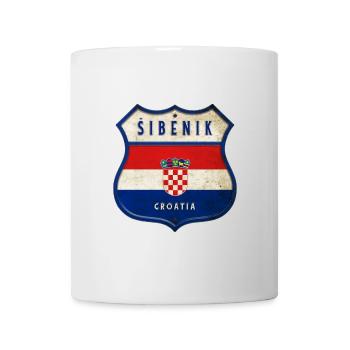 Šibenik Croatia flag coat of arms design - Mug - white - Front