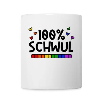 Schwul Lgbt Stolz Rechte Homosexueller Statement - Tasse - Weiß - Vorne