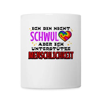 Sexualität Gleichberechtigung Lgbt Statement Herz - Tasse - Weiß - Vorne