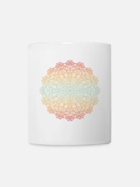 Mandala - Tasse - Weiß