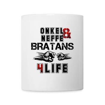 Onkel und Neffe Bratans fürs Leben Geschenk - Tasse - Weiß - Vorne