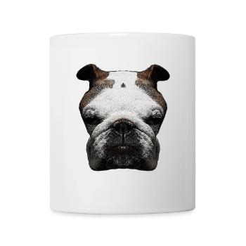 Hundeshirts mann, cooles Hundemotiv - Tasse - Weiß - Vorne