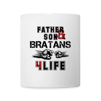 Father and son Bratan's gift for life - Mug - white - Front