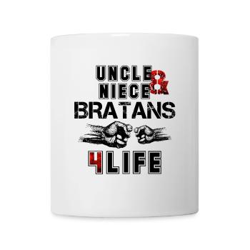 Bratan's uncle and niece for life Gift - Mug - white - Front