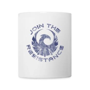P.R.I.M Join the resistance marmor - Tasse - Weiß - Vorne