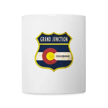 Grand Junction Colorado coat of arms design - Mug - white - Front