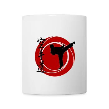 Karate - Tasse - Weiß - Vorne