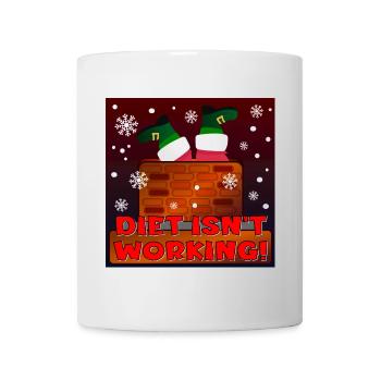 DIÄT FUNKTIONIERT NICHT - WEIHNACHTSWEIHNACHTSMANN - Tasse - Weiß - Vorne