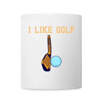 Golf Liebe - Tasse - Weiß - Vorne