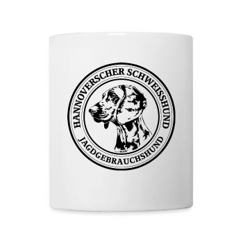 HANNOVERSCHER SCHWEISSHUND Jagdgebrauchshund - Tasse - Weiß - Vorne