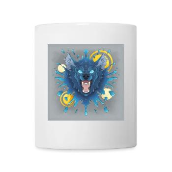 Blue Ink Spirits - Evil Ink Wolf - Poster - Mug - white - Front