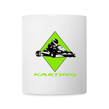 Karting - Tasse - Weiß - Vorne