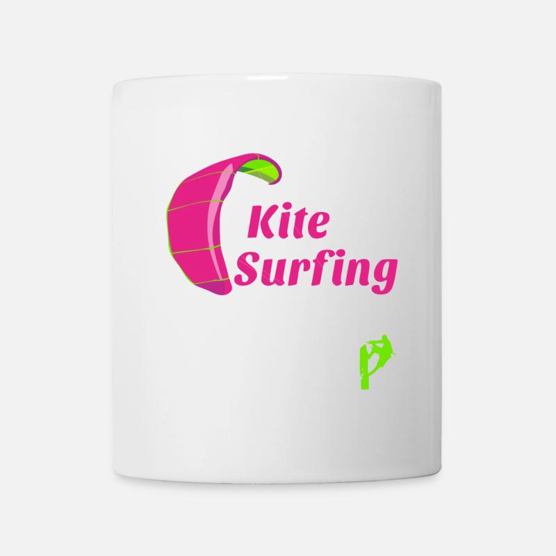Kitesurfen - Tasse - Weiß