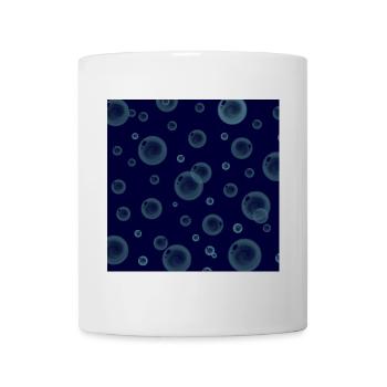 tolle meeres motive, Wasserblasenmuster - Tasse - Weiß - Vorne