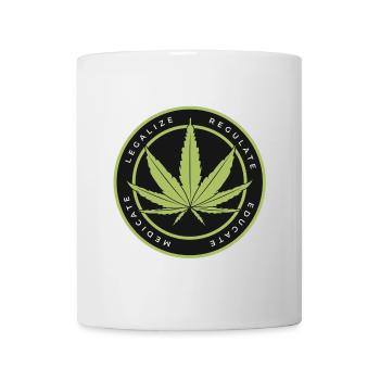 Green mandate: legalize regulate - Mug - white - Front
