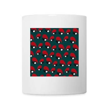 persische motive, Paysleymuster grüntöne - Tasse - Weiß - Vorne