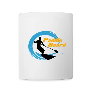 Paddel - Tasse - Weiß - Vorne