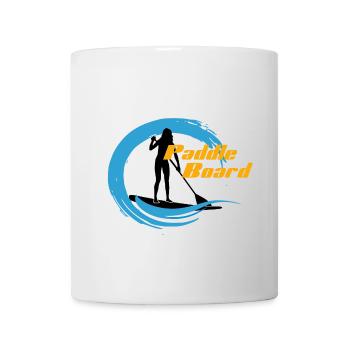 Paddel - Tasse - Weiß - Vorne