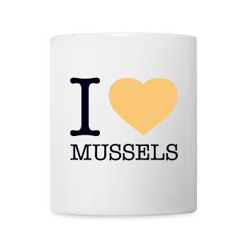 I LOVE MUSSELS - Mug - white - Front