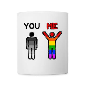 Lgbt Gleichgeschlechtliche Partnerschaft Spruch - Tasse - Weiß - Vorne
